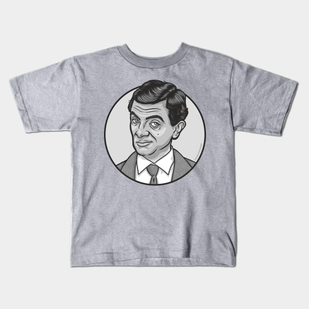 Mr. Bean Kids T-Shirt by Ronlewhorn Industries